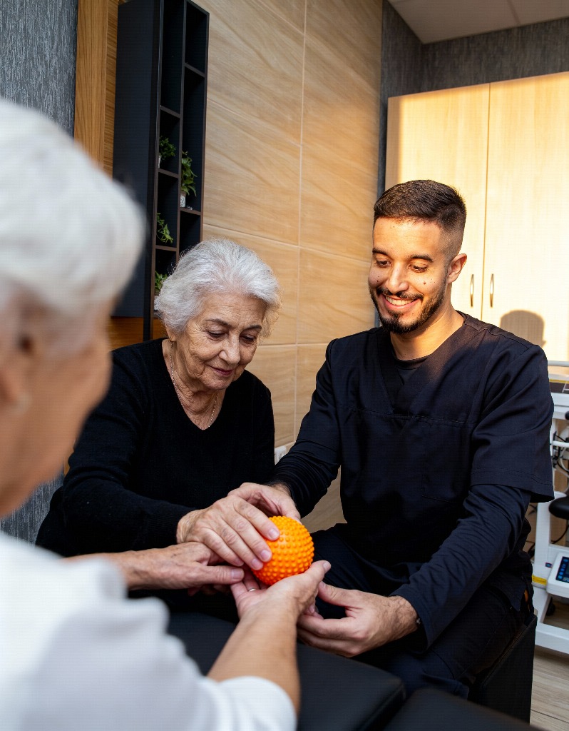 Dr. Kalil com paciente